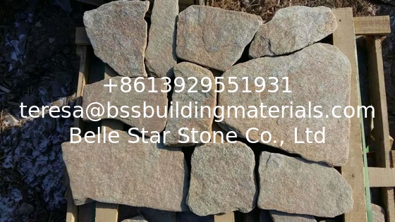 Tumbled Rustic Quartzite Random Flagstone Irregular Flagstone Wall Landscaping Stones