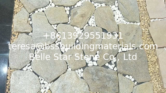 Tumbled Rustic Quartzite Random Flagstone Irregular Flagstone Wall Landscaping Stones