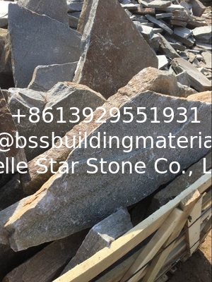 Pink Quartzite Random Flagstone Irregular Flagstone Wall Cladding Crazy Stone Random