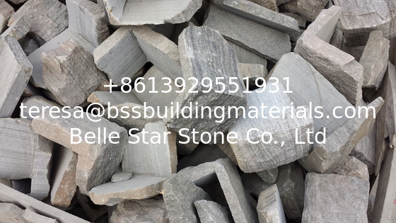 Pink Quartzite Wall Tiles Natural Stone Cladding Quartzite Retaining Wall with L Corner Stone