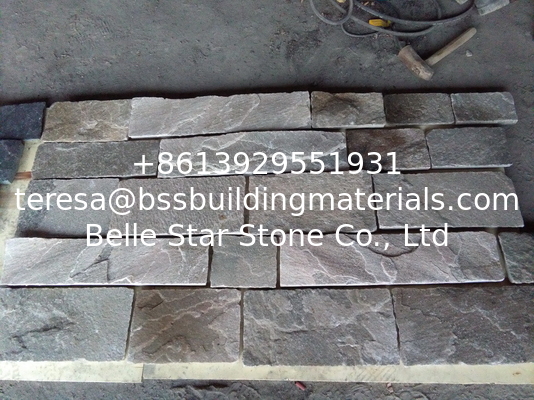 Pink Quartzite Wall Tiles Natural Stone Cladding Quartzite Retaining Wall with L Corner Stone