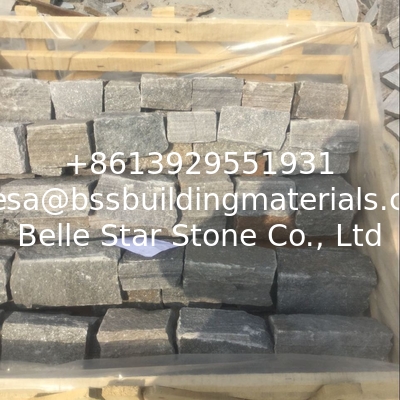 Pink Quartzite Stone Cladding Natural Quartzite Wall Tiles with L Corner Stone Retaining Wall