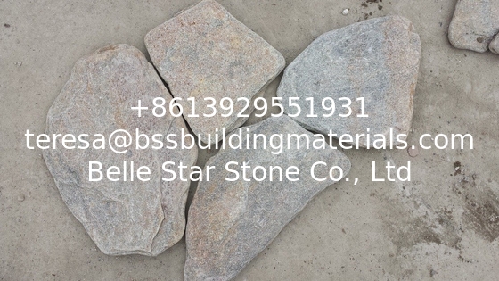 Tumbled Rustic Quartzite Random Flagstone Crazy Stone Flagstone Walkway Garden Pavers