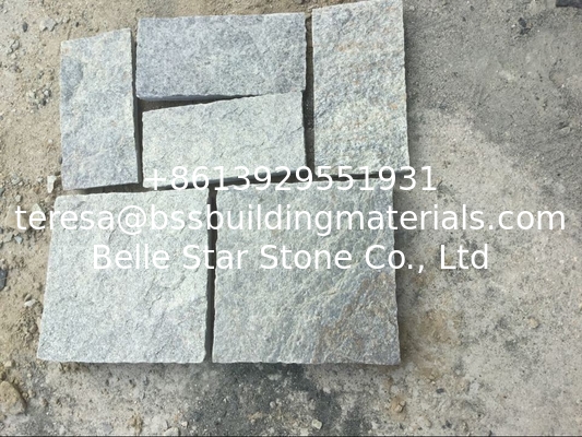 Green Quartzite Stone Cladding Natural Stone Wall Tiles Quartzite Retaining Wall