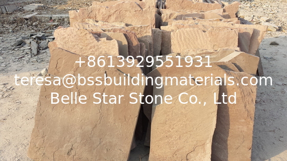 Pink Sandstone Random Flagstone Crazy Stone Irregular Flagstone Landscaping Stones
