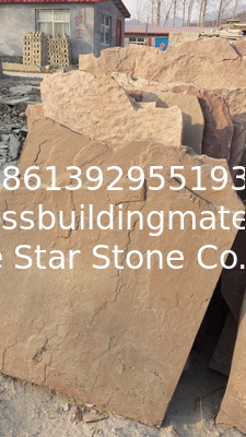 Pink Sandstone Random Flagstone Crazy Stone Irregular Flagstone Landscaping Stones