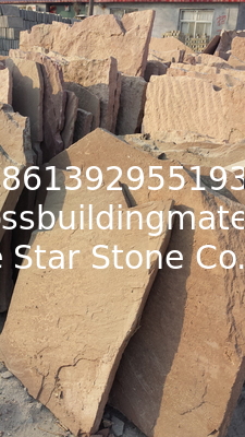 Pink Sandstone Random Flagstone Crazy Stone Irregular Flagstone Landscaping Stones
