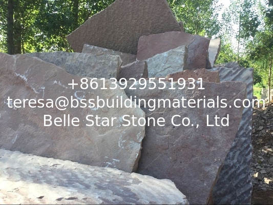 Red Sandstone Random Flagstone Irregular Flagstone Crazy Stone Flagstone Patio
