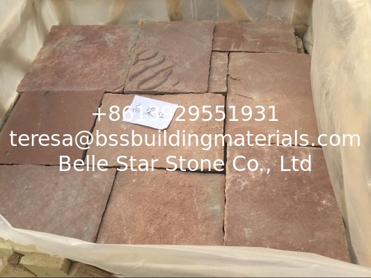 Red Sandstone Retaining Wall Natural Sandstone Cladding Sandstone Wall Tiles