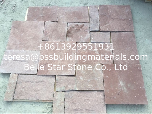 Red Sandstone Retaining Wall Natural Sandstone Cladding Sandstone Wall Tiles