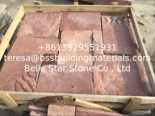 Red Sandstone Retaining Wall Natural Sandstone Cladding Sandstone Wall Tiles