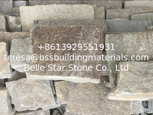 Granite/Quartzite Wall Cladding Natural Stone Wall Tiles Real Stone Retaining Wall L Corner Stone