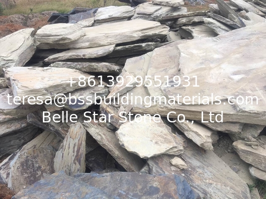 Earth Yellow Slate Random Flagstone Irregular Random Stone Landscaping Stones