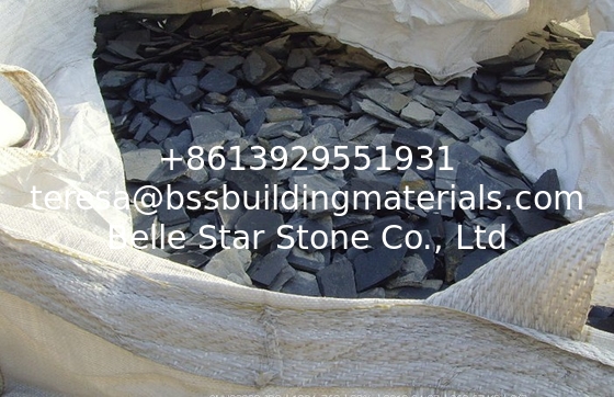 Flower Bed Stone Crack Stone Black Slate Landscaping Stone Slate Garden Stone