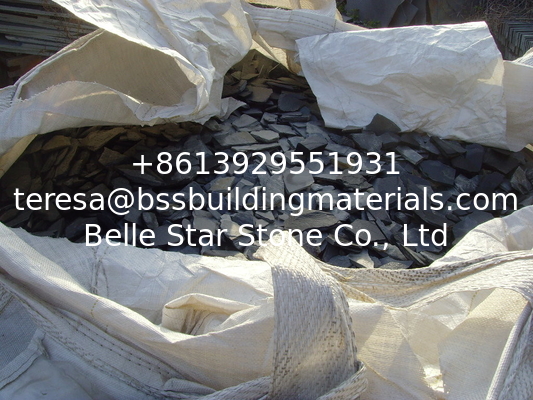 Flower Bed Stone Crack Stone Black Slate Landscaping Stone Slate Garden Stone