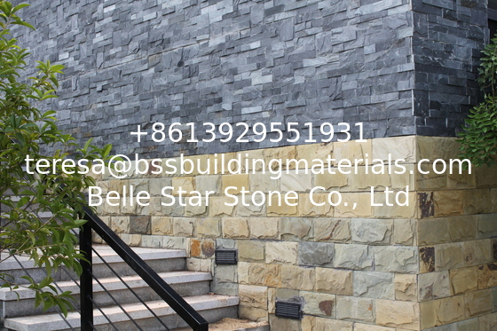 Multicolor Slate Mushroom Stones Slate Exterior Stone Cladding Slate Landscaping Stones