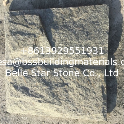 Green Quartzite Pillar Wall Stone Quartzite Mushroom Stones Landscaping Stones Exterior Stone