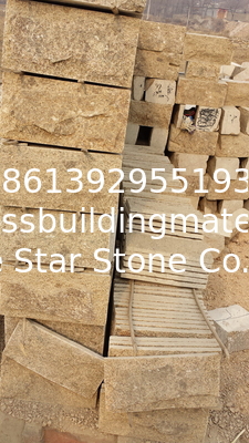 Sesame Yellow Granite Mushroom Stones Pillar/Column Wall Stone Landscaping Stones