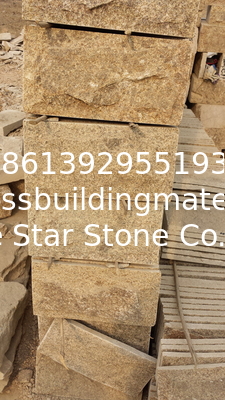 Sesame Yellow Granite Mushroom Stones Pillar/Column Wall Stone Landscaping Stones