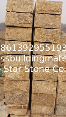 Sesame Yellow Granite Mushroom Stones Pillar/Column Wall Stone Landscaping Stones