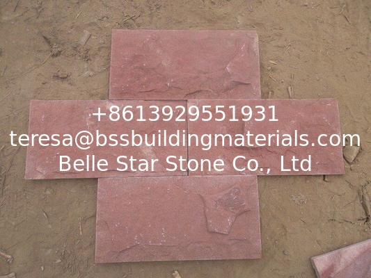 Red Sandstone Mushroom Stone Pillar/Column Wall Stone Exterior Stone Cladding Landscaping Stone