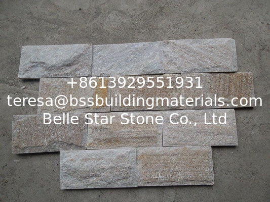 Golden Line Quartzite Mushroom Stones Pillar/Column Wall Stone Landscaping Stones