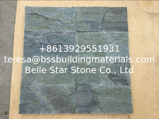 Forest Green Basalt Mushroom Stones Pillar/Column Wall Stone Exterior Stone Cladding