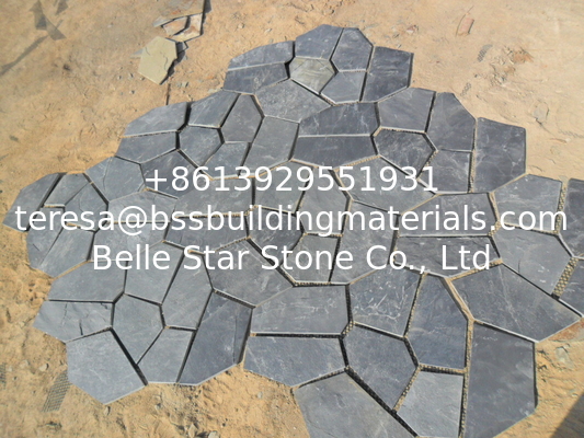 Black Slate Flagstone Natural Slate Flagstone Patio Stones Flagstone Pavers Walkway Wall Cladding