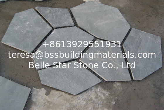 Green Slate Flagstone Walkway/Wall Cladding Natural Slate Flagstone Patio Stones Landscaping