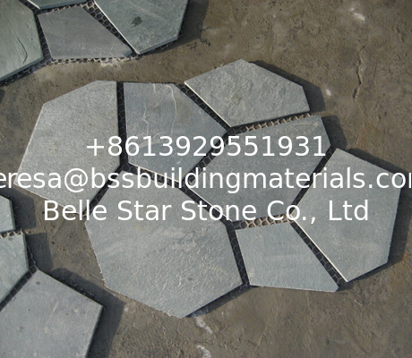 Green Slate Flagstone Walkway/Wall Cladding Natural Slate Flagstone Patio Stones Landscaping