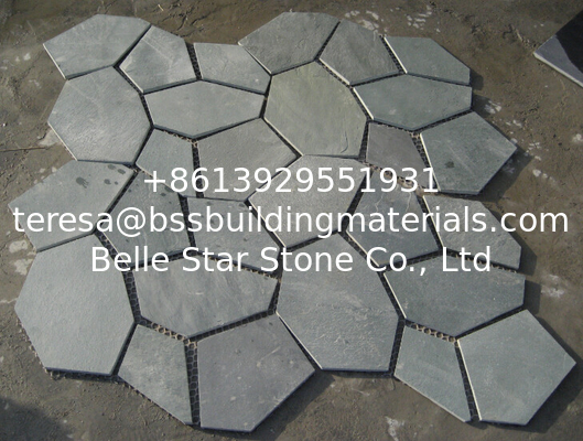 Green Slate Flagstone Walkway/Wall Cladding Natural Slate Flagstone Patio Stones Landscaping