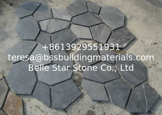 Black Slate Flagstone Walkway Pavers Patio Stones Flooring Flagstone Wall Landscaping Stones