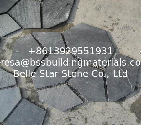 Black Slate Flagstone Walkway Pavers Patio Stones Flooring Flagstone Wall Landscaping Stones