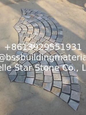 Oyster Split Face Flagstone Oyster Fan Pattern Patio Stones Flagstone Exterior Wall