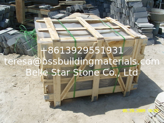 Grey Riven Slate Flagstone Patio Natural Slate Paving Stone Grey Meshed Flagstone Wall