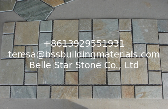 Oyster Split Face Slate Flagstone Patio Natural Slate Paving Stone Oyster Flagstone Walkway Pavers