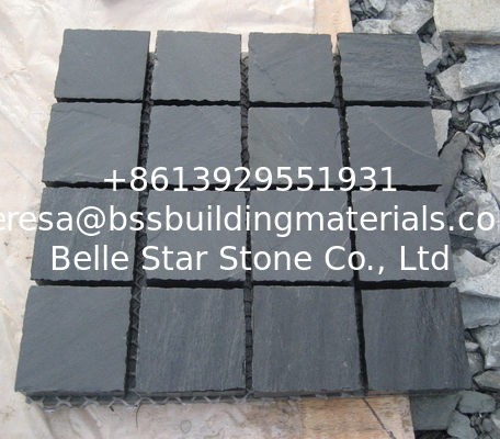 Black Riven Slate Flagstone Patio Stones Charcoal Slate Paving Stone Exterior Flagstone Driveway
