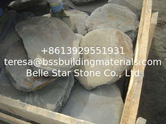 Rusty Slate Stepping Stone Natural Multicolor Slate Garden Stepping Pavements Garden Patios