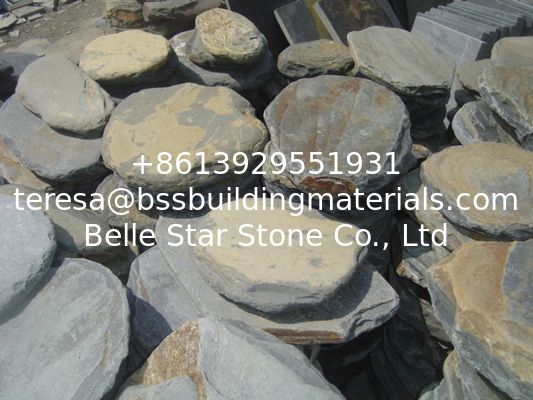 Rusty Slate Stepping Stone Natural Multicolor Slate Garden Stepping Pavements Garden Patios