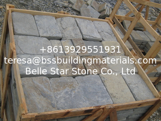 Rusty Slate Tumbled Paving Stone Natural Walkway Patio Slate Plaza Flooring Pavers