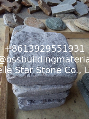 Blue Quartzite Tumbled Paving Stone Square Plaza Walkway Patio Stones Natural Stone Pavers