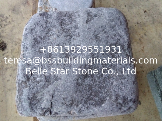 Blue Quartzite Tumbled Paving Stone Square Plaza Walkway Patio Stones Natural Stone Pavers