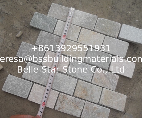 Oyster Slate Stone Mosaic Natural Stone Mosaic Wall Tiles Oyster Mosaic Floor Tiles