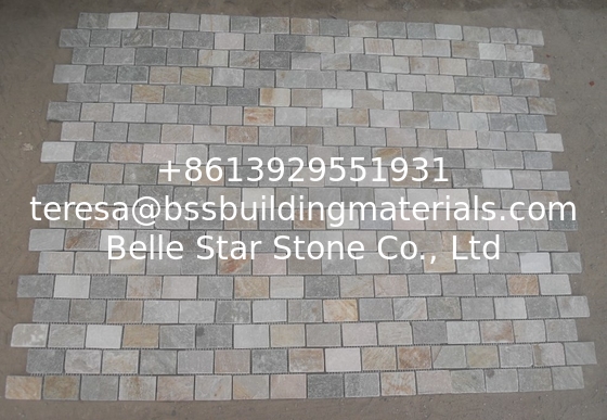 Oyster Slate Stone Mosaic Natural Stone Mosaic Wall Tiles Oyster Mosaic Floor Tiles