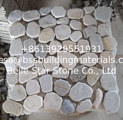 Oyster Mosaic Pattern Natural Stone Mosaic Floor Tiles Oyster Slate Mosaic Parquet Wall Tile