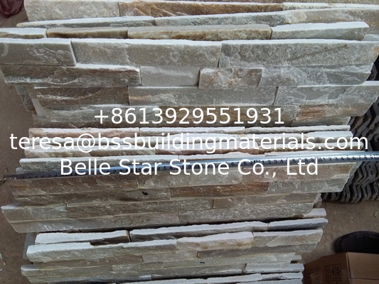 Oyster Split Face Slate Stone Cladding Natural Ledgestone Oyster Thin Stone Veneer for Wall Decor