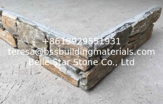 Rustic Quartzite Z Stone Cladding Cemented Stone Veneer Thick Natural Stone Veneer Ledgestone