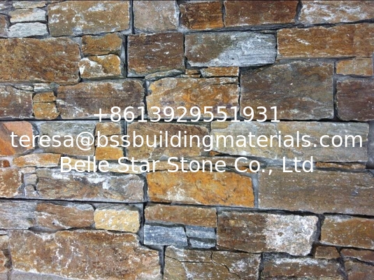 Rustic Quartzite Z Stone Cladding Cemented Stone Veneer Thick Natural Stone Veneer Ledgestone