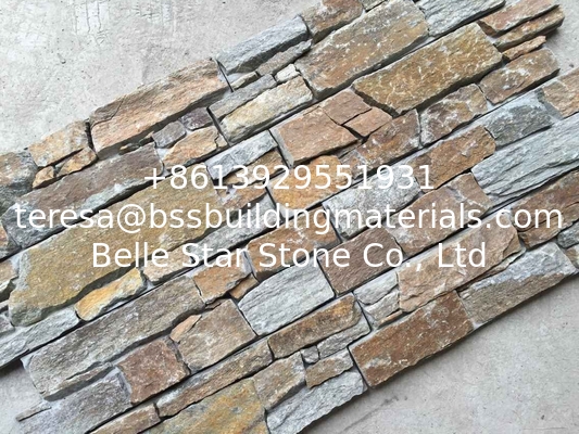 Rustic Quartzite Z Stone Cladding Cemented Stone Veneer Thick Natural Stone Veneer Ledgestone