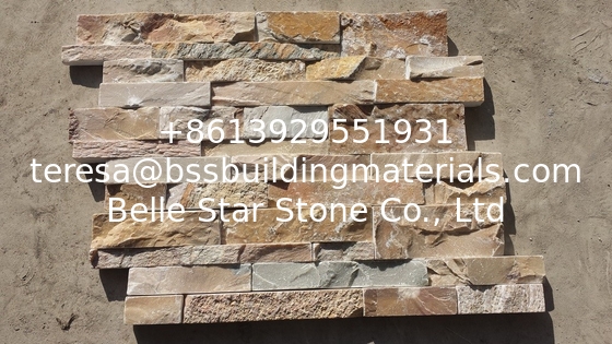 Hot Sales Quartzite Z Stone Cladding Rough Beige Stone Veneer Natural Culture Stone Ledger Stone